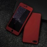 360-case-i-staklen-protektor-za-iphone-cherven