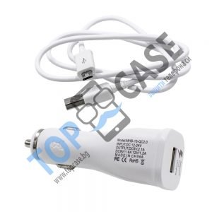 Адаптер За Кола Fast Charging + Micro Usb Кабел - Изображение 4