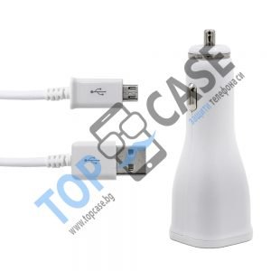 Адаптер За Кола Fast Charging + Micro Usb Кабел - Изображение 3