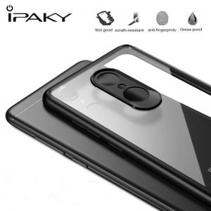 Противоударен силиконов калъф Ipaky Acrylic с подсилени ръбове за Xiaomi Redmi 5 / 5 Plus + Подарък протектор от закалено стъкло - imagine 5