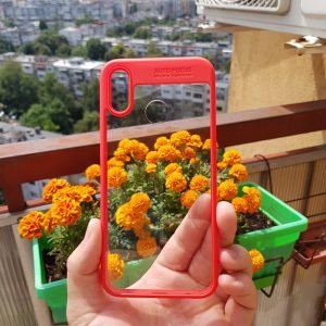 Противоударен силиконов калъф Auto Focus с подсилени ръбове за Huawei P20 Lite + Подарък протектор от закалено стъкло - imagine 4