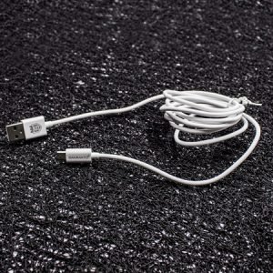 USB кабел Micro Sammato, 1 метър, Бял - imagine 6