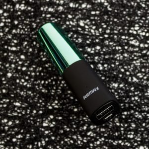 Преносима батерия Lipmax Remax Power Bank, 2400 mAh, Зелена - imagine 3
