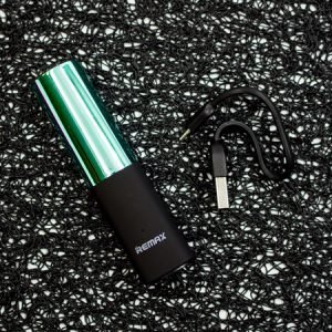 Преносима батерия Lipmax Remax Power Bank, 2400 mAh, Зелена - imagine 1