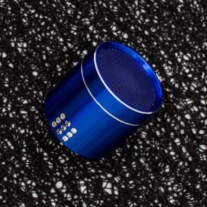 Преносима Bluetooth колонка Mini Crystal Sound, Син - imagine 3