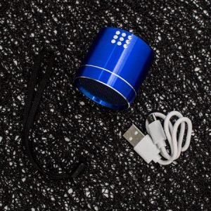 Преносима Bluetooth колонка Mini Crystal Sound, Син - imagine 5