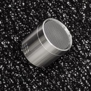 Преносима Bluetooth колонка Mini Crystal Sound, Сребърна - Изображение 3