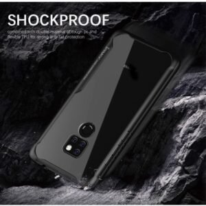 Противоударен силиконов калъф Ipaky Acrylic с подсилени ръбове за Huawei Mate 20 Pro + 5D ИЗВИТ Протектор за цял екран - Изображение 3