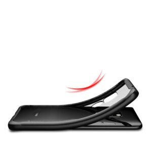 Противоударен силиконов калъф Ipaky Acrylic с подсилени ръбове за Huawei Mate 20 Pro + 5D ИЗВИТ Протектор за цял екран - Изображение 6