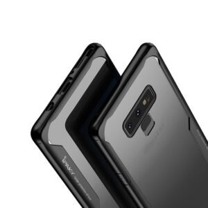 Противоударен силиконов калъф Ipaky Acrylic с подсилени ръбове за Samsung Galaxy Note 9 + 5D ИЗВИТ Стъклен протектор - imagine 5