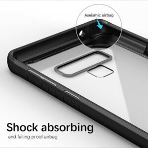 Противоударен силиконов калъф Ipaky Acrylic с подсилени ръбове за Samsung Galaxy Note 9 + 5D ИЗВИТ Стъклен протектор - imagine 6