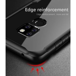 Противоударен силиконов калъф Ipaky Acrylic с подсилени ръбове за Huawei Mate 20 Pro + 5D ИЗВИТ Протектор за цял екран - Изображение 4