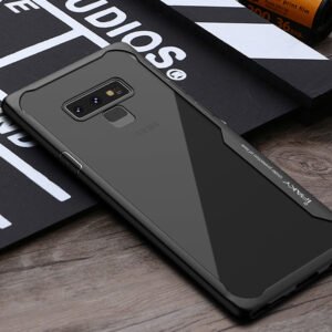 Противоударен силиконов калъф Ipaky Acrylic с подсилени ръбове за Samsung Galaxy Note 9 + 5D ИЗВИТ Стъклен протектор - imagine 4