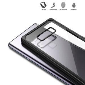 Противоударен силиконов калъф Ipaky Acrylic с подсилени ръбове за Samsung Galaxy Note 9 + 5D ИЗВИТ Стъклен протектор - imagine 7
