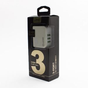 Зарядно 220V LDNIO Travel Charger 3.4A, 3 USB порта, Бяло - imagine 6