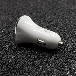Зарядно за кола 12V LQ 2.1A, 2 USB порта, Бяло - Изображение 4
