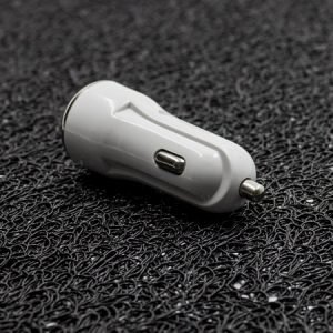 Зарядно за кола 12V Sammato 2.4A, 2 USB порта, Бяло - imagine 4