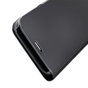 Огледален калъф тефтер Clear View за Huawei Y6 2018, Черен - imagine 12