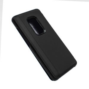 Огледален калъф тефтер Clear View за Huawei Mate 20, Черен - imagine 13