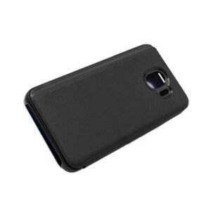 Огледален калъф тефтер Clear View за Samsung Galaxy J4 2018, Черен - Изображение 12