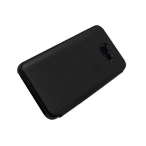 Огледален калъф тефтер Clear View за Samsung Galaxy J4 Plus 2018, Черен - Изображение 12