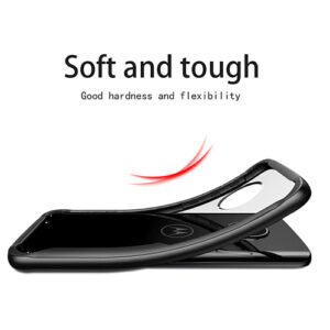 Противоударен силиконов калъф Ipaky Acrylic с подсилени ръбове за Motorola Moto G6 Play + Подарък протектор от закалено стъкло - imagine 5