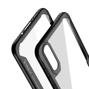 Противоударен силиконов калъф Ipaky Acrylic с подсилени ръбове за Samsung Galaxy A9 2018 + Подарък протектор от закалено стъкло - Изображение 3