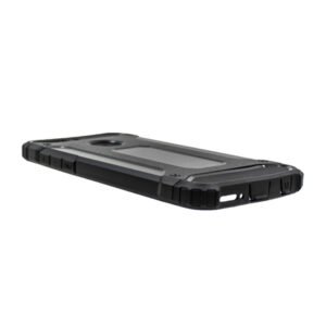 Противоударен гръб Spigens с подсилени ръбове за Huawei Y7 2018, Черен + Подарък Стъклен протектор - imagine 6