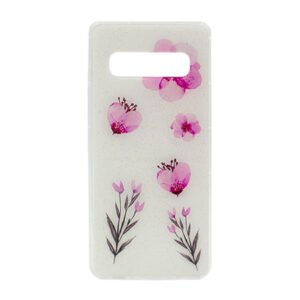 Силиконов гръб Mac Lady за Samsung Galaxy S10, Бял + 5D Извит протектор за цял екран - imagine 2