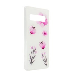 Силиконов гръб Mac Lady за Samsung Galaxy S10, Бял + 5D Извит протектор за цял екран - imagine 3