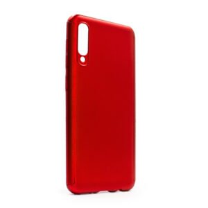 Калъф TopCase 360 със стъклен протектор за Samsung Galaxy A50, Пластмаса, Червен - imagine 4