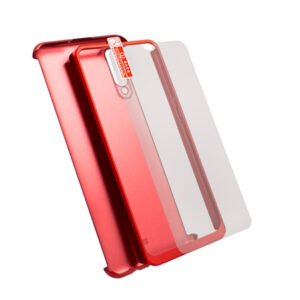 Калъф TopCase 360 със стъклен протектор за Samsung Galaxy A50, Пластмаса, Червен - imagine 3