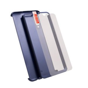 Калъф TopCase 360 със стъклен протектор за Samsung Galaxy A50, Пластмаса, Син - imagine 3