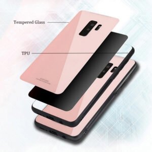 Стъклен гръб Glass Case за Samsung в четири цвята + Стъклен протектор - imagine 9