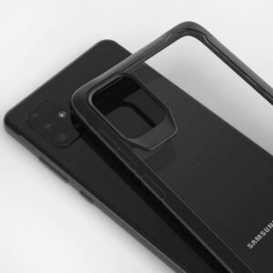 Противоударен гръб Acrylic с подсилени ръбове за Samsung Galaxy A52 + Подарък протектор от закалено стъкло - imagine 4
