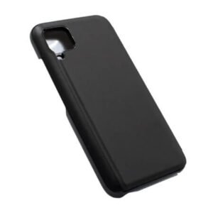 Огледален калъф тефтер Clear View за Huawei P40 Lite, Черен - Изображение 4