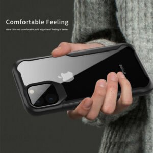 Противоударен силиконов калъф Ipaky Acrylic с подсилени ръбове за iPhone 11 Pro + Подарък стъклен протектор