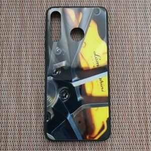 Противоударен стъклен калъф Lamborghini за Huawei P30 Lite + Стъклен протектор