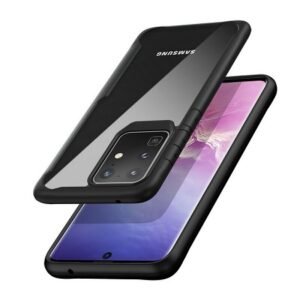 Противоударен силиконов калъф Ipaky Acrylic с подсилени ръбове за Samsung Galaxy Note 20 Ultra - imagine 4