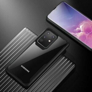 Противоударен силиконов калъф Ipaky Acrylic с подсилени ръбове за Samsung Galaxy Note 20 Ultra - imagine 3