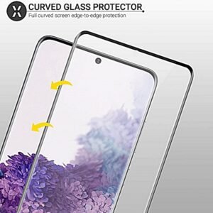Противоударен силиконов калъф Ipaky Acrylic с подсилени ръбове за Samsung Galaxy S20 Plus + 5D ИЗВИТ Стъклен протектор - imagine 5