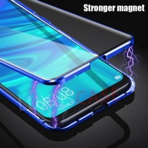 360° Стъклен магнитен кейс за Samsung Galaxy A21s - imagine 3