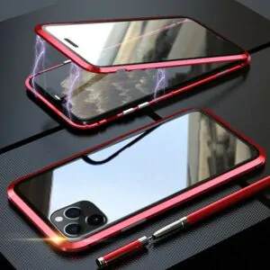 360° Стъклен магнитен кейс за iPhone - imagine 2