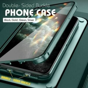 360° Стъклен магнитен кейс за iPhone 12 Pro Max - Изображение 4