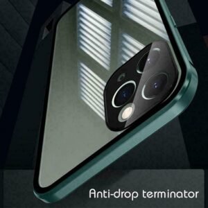 360° Стъклен магнитен кейс за iPhone 12 Pro Max - Изображение 5