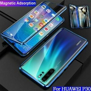 360° Стъклен магнитен кейс за Huawei P30 Pro - imagine 12