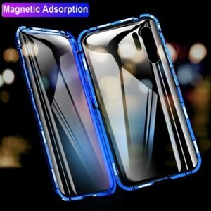 360° Стъклен магнитен кейс за Huawei P30 Pro - imagine 5