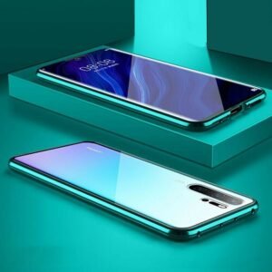 360° Стъклен магнитен кейс за Huawei P30 Pro - imagine 9