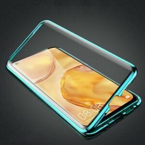 360° Стъклен магнитен кейс за Huawei P40 Lite - imagine 7
