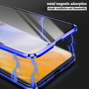 360° Стъклен магнитен кейс за Huawei P40 Pro - imagine 8